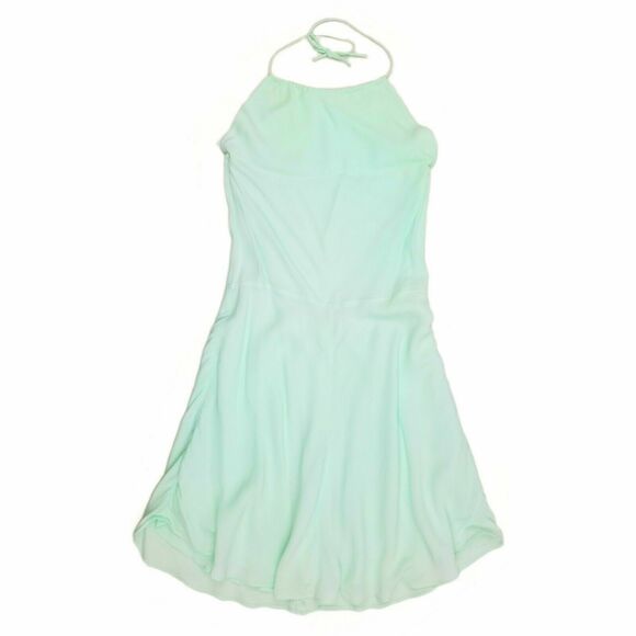 Wilfred Free Dress Womens 6 Mint Green Open Back Fit & Flare Halter Top - Picture 1 of 5